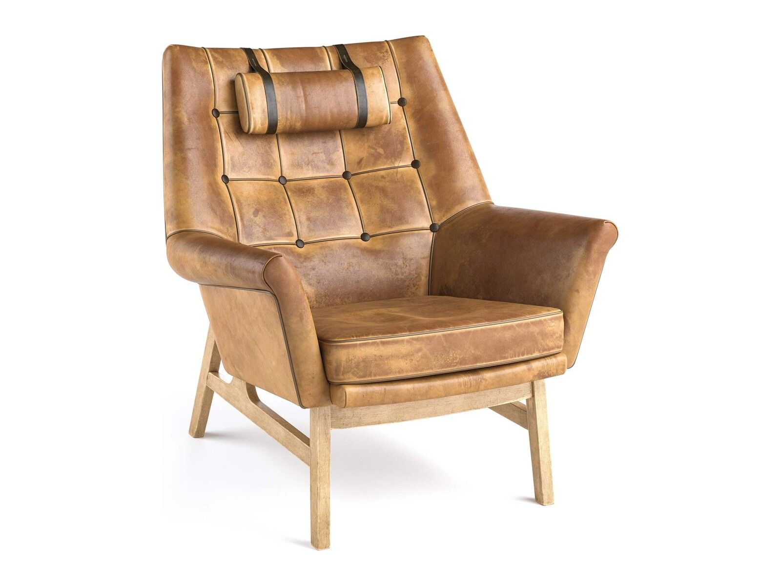 Leather armchair