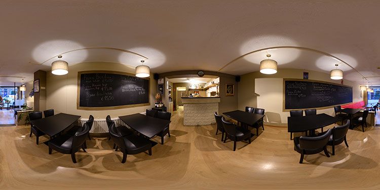 Voorbeeld van de 360° virtuele tour — Gli Amici